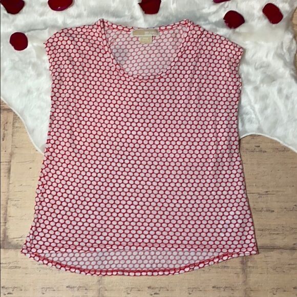 šMICHAELāMichaelĀ KorsāPolkaāDotāShirtš - Picture 1 of 7